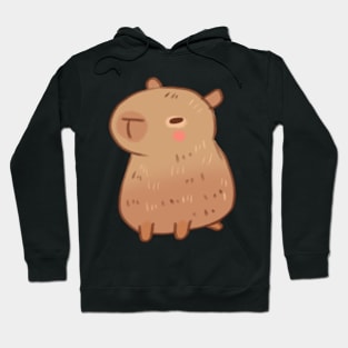 Cute Capybara illustration Hoodie